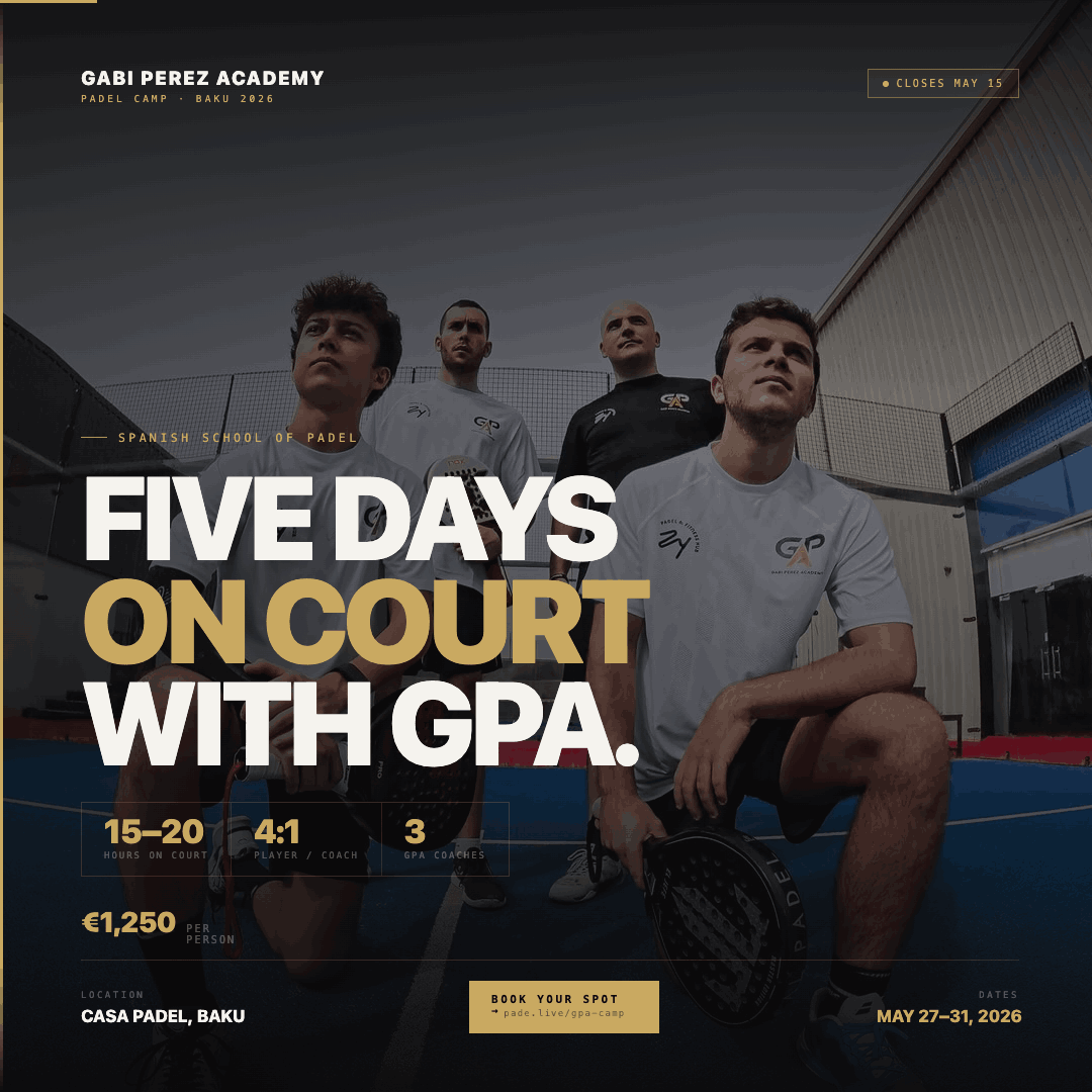 GPA Padel Camp — Baku 2026